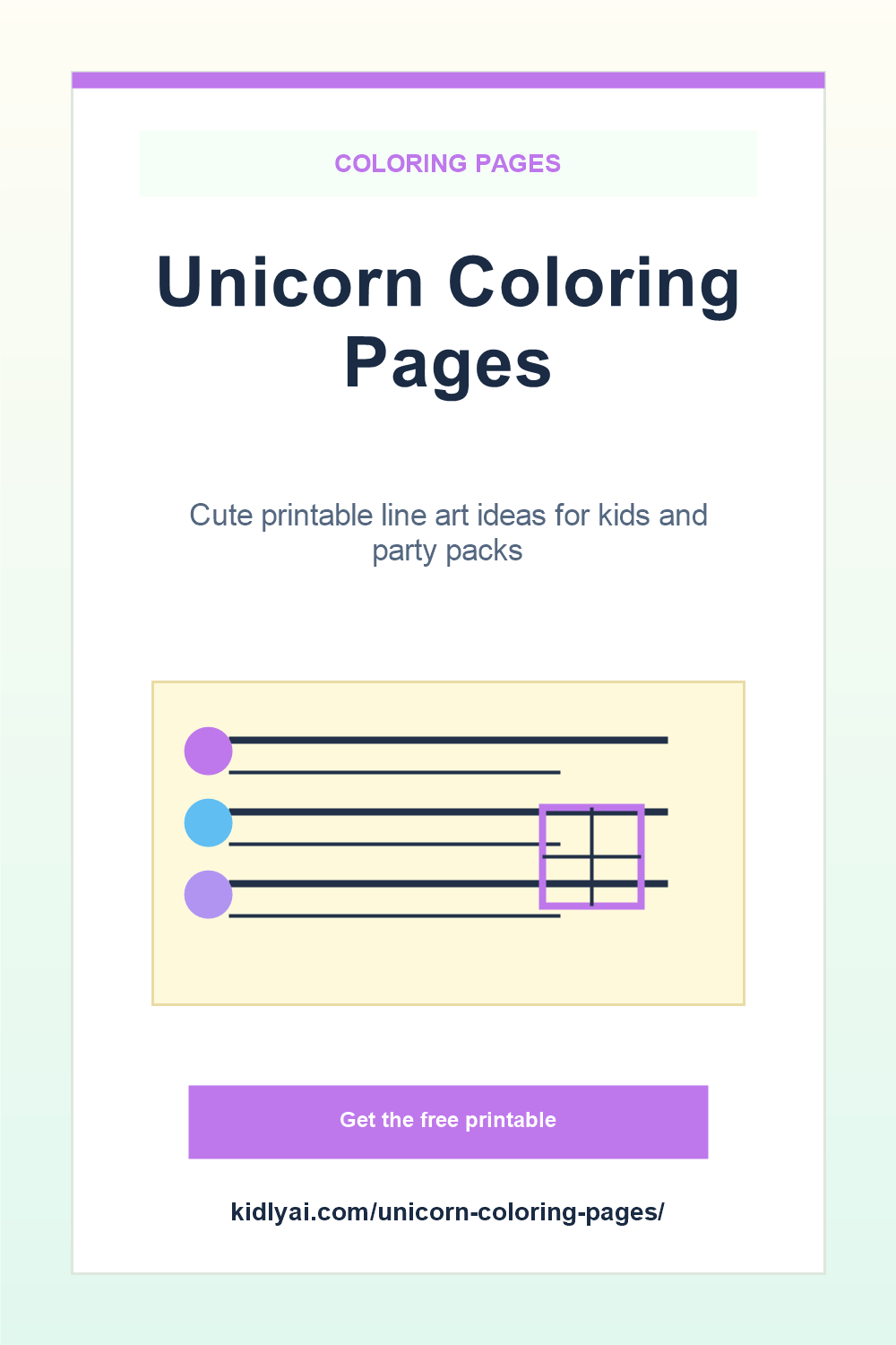 Unicorn Coloring Pages Pinterest pin